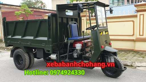 Xe công nông tự chế vô lăng VI TUYẾN